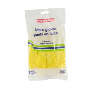 Pharmasave Latex Gloves - Large 1Pr
