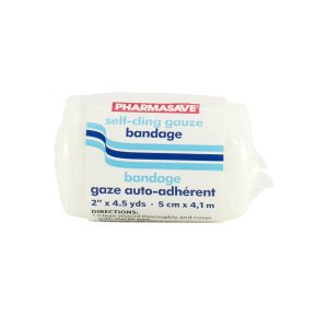 Pharmasave Bandage Rolls Self-Cling 2Inx4.5Yds (5Cmx4.1M)