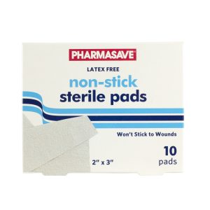 Pharmasave Gauze Pads Sterile Non-Stick 2Inx3In 10S