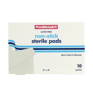 Pharmasave Gauze Pads Sterile Non-Stick 3Inx4In 10S