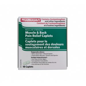 Pharmasave Muscle & Back Pain Relief Caplet 18S