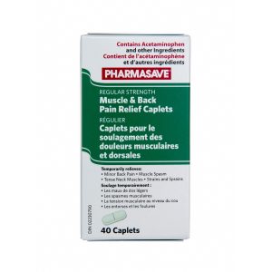 Pharmasave Muscle & Back Pain Relief Caplet 40S
