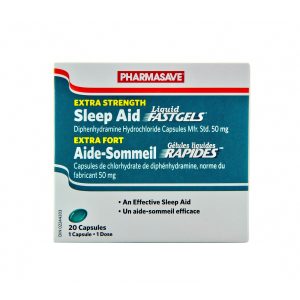 Pharmasave Sleep Aid - Extra Strength Liquid Fastgel Capsule 50Mg 20S