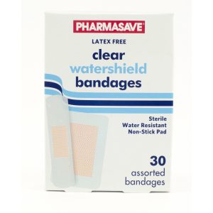 Pharmasave Bandage - Clear - Assorted - Watershield 30S