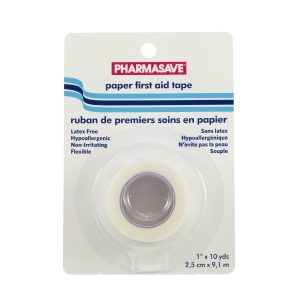 Pharmasave First Aid Tape - Paper 1Inx10Yds