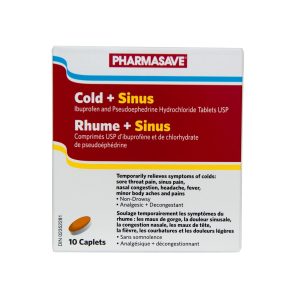 Pharmasave Cold & Sinus Caplets 10S