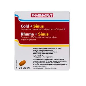 Pharmasave Cold + Sinus Caplets 20S