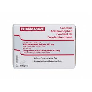 Pharmasave Acetaminophen Caplet 325Mg 24S