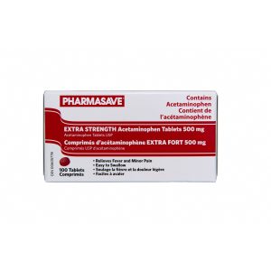 Pharmasave Acetaminophen - Ez Swallow Tablet 500Mg 100S