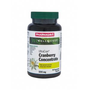 Pharmasave Wellquest Ultracran Cranberry Concentrate Capsule 500Mg 90S