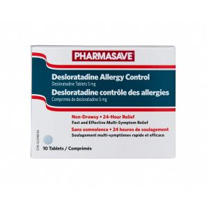 Pharmasave Desloratadine Allergy Control 5Mg Tablets 10S