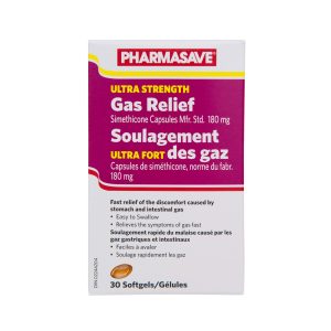 Pharmasave Gas Relief - Ultra Strength Softgels 30S