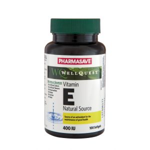 Pharmasave Wellquest Vitamin E Natural Capsule 400Iu 100S