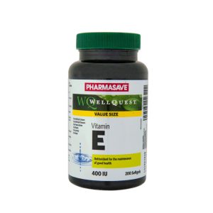 Pharmasave Wellquest Vitamin E Synthetic Capsule 400Iu 200S