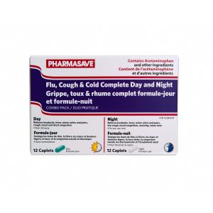 Pharmasave Flu Cough & Cold Complete Day/Night Tablets 12 + 12S