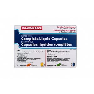 Pharmasave Complete Day/Night Liquid Caplets 12 + 12S
