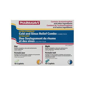 Pharmasave Cold And Sinus Relief Combo Day/Night Caplets 10 + 10S