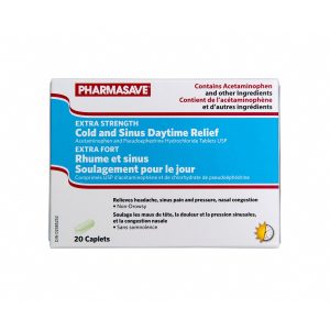 Pharmasave Cold And Sinus Daytime Relief Caplets 20S