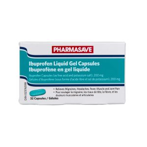 Pharmasave Ibuprofen Liquid Gel Capsules 200Mg 32S