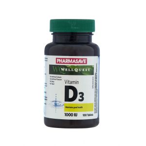 Pharmasave Wellquest Vitamin D3 1000Iu 100S