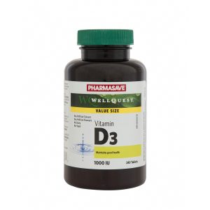 Pharmasave Wellquest Vitamin D3 1000Iu Tablets 240S