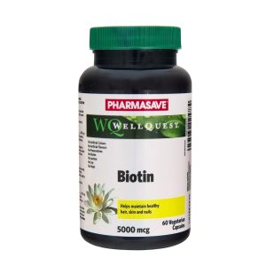 Pharmasave Wellquest Biotin 5000Mcg Caps 60S