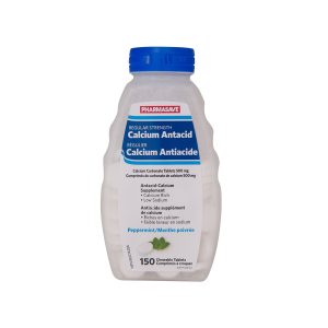 Pharmasave Calcium Antacid - Peppermint Tablet 500Mg 150S