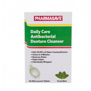 Pharmasave Denture Cleanser - Fresh Mint Tablet 96S