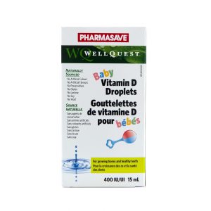 Pharmasave Wellquest Baby Vitamin D Droplets 400Iu 15Ml