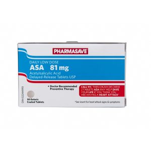 Pharmasave Asa Low Dose 81Mg 30S