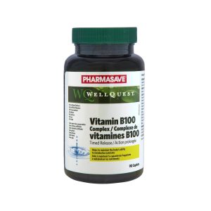 Pharmasave Wellquest Vitamin B100 Complex Timed Release 90S
