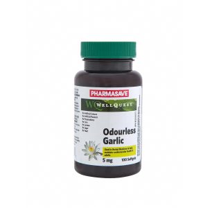 Pharmasave Wellquest Odourless Garlic 5Mg Capsules 100S