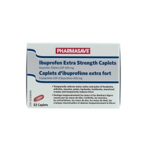 Pharmasave Ibuprofen Caplets 400Mg 32S