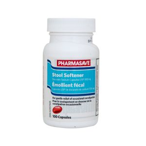 Pharmasave Stool Softener Docusate Sodium 100Mg Capsules 100S