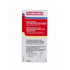 Pharmasave Long Lasting Decongestant Nasal Spray 30Ml