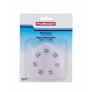 Pharmasave 7-Day 7-Sided Pill Reminder