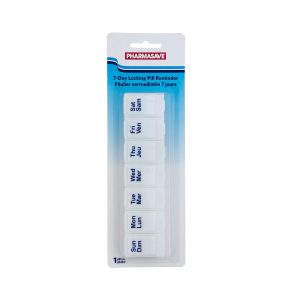 Pharmasave 7-Day Locking Pill Reminder
