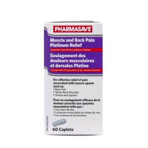 Pharmasave Muscle & Back Pain Relief W/Ibuprofen Caplet 60S