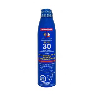 Pharmasave Sunscreen Continuous Spray Sport Spf30 222Ml