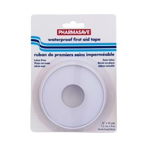 Pharmasave Adhesive Waterproof Tape 1/2 Inchx10Yds