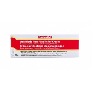 Pharmasave Antibiotic Cream Plus Pain Relief 15Gr