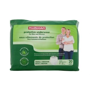 Pharmasave Protective Underwear - Sm-Med 20S