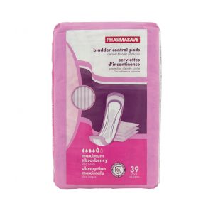 Pharmasave Bladder Control Pads - Maximum Abs Long 39S