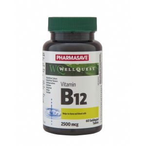 Pharmasave Wellquest Vitamin B12 2500Mcg Tablets 60S