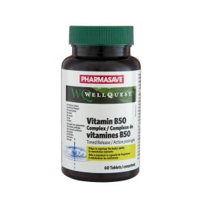 Pharmasave Wellquest Vitamin B50 Complex Tr 60S