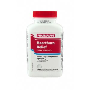 Pharmasave Heartburn Relief Extra Strength Tablets - Fruit 60S