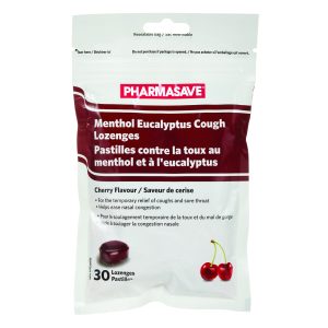 Pharmasave Menthol Cough Lozenges - Cherry 30S
