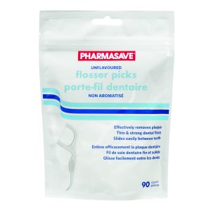 Pharmasave Flosser Picks - Unflavored 90S