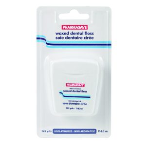 Pharmasave Dental Floss - Waxed Regular 125Yd
