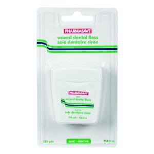 Pharmasave Dental Floss - Waxed Mint 125Yd